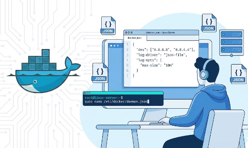 image of docker daemon json setting