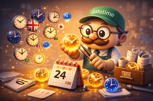 thumbnail of [Python標準ライブラ리 - 3] Pythonで時間を扱う: datetime