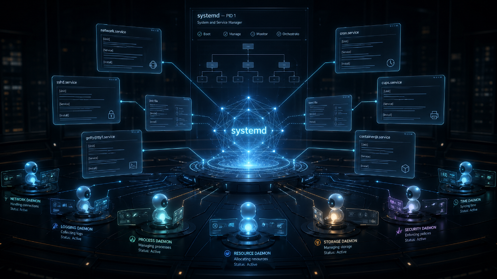 thumbnail of Linux-Daemons und systemd-Units: Die Beziehung verstehen