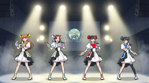 Een scène uit de MAME RUN mini-game