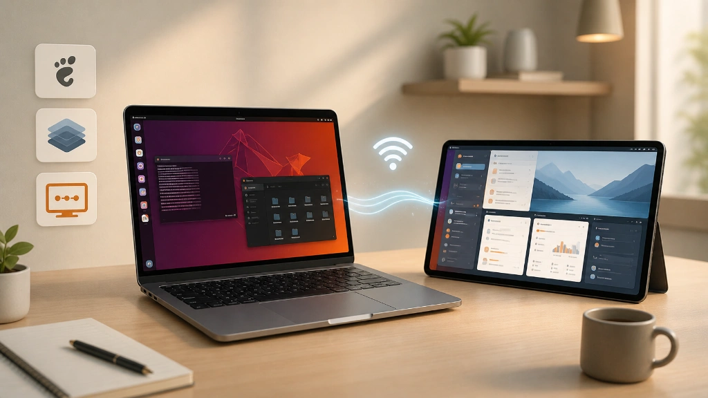 Turn Your Galaxy Tab S8+ into a Portable Extended Monitor with Linux