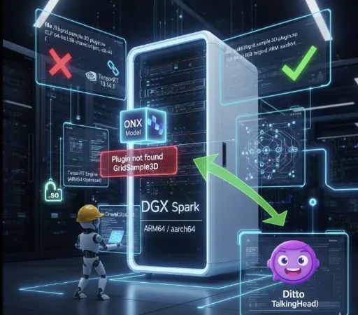 thumbnail of Porting Ditto TalkingHead (DGX Spark / ARM64) to TensorRT – A Detailed Log