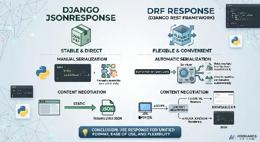 Response de DRF vs JsonResponse de Django : Comprendre ce que nous utilisons « sans y penser »