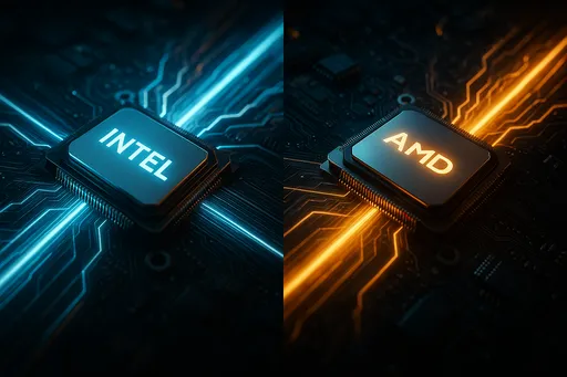 La guerre des CPU entre Intel et AMD, un monde de calcul fascinant