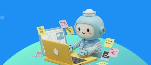 AI Blog Assistant Illustration