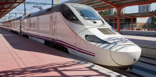 Barcelona AVE train exterior