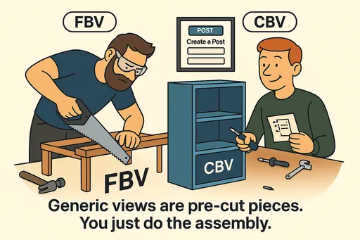 FBV vs CBV – Constructing Furniture Analogy