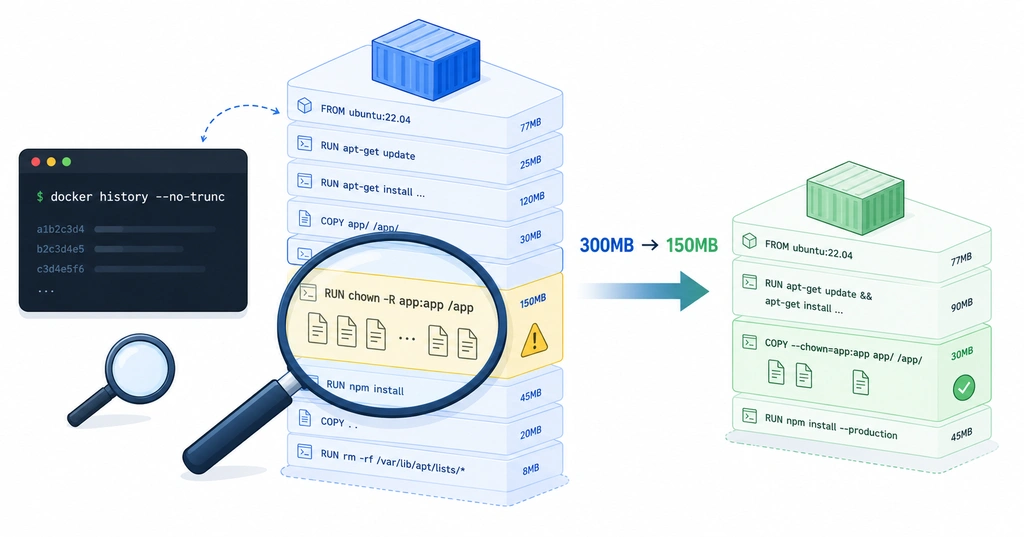 Why Is My Docker Image So Heavy? Analyzing Layers with `docker history`