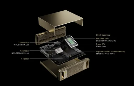 Schéma interne du DGX Spark