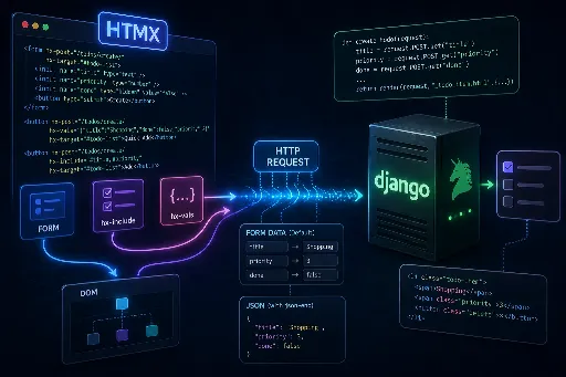 thumbnail of Dynamische webontwikkeling vereenvoudigen met Django en HTMX (deel 4): Payload-overdrachtsmethoden