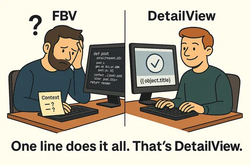 FBV vs DetailView – 簡略化されたオブジェクト取得